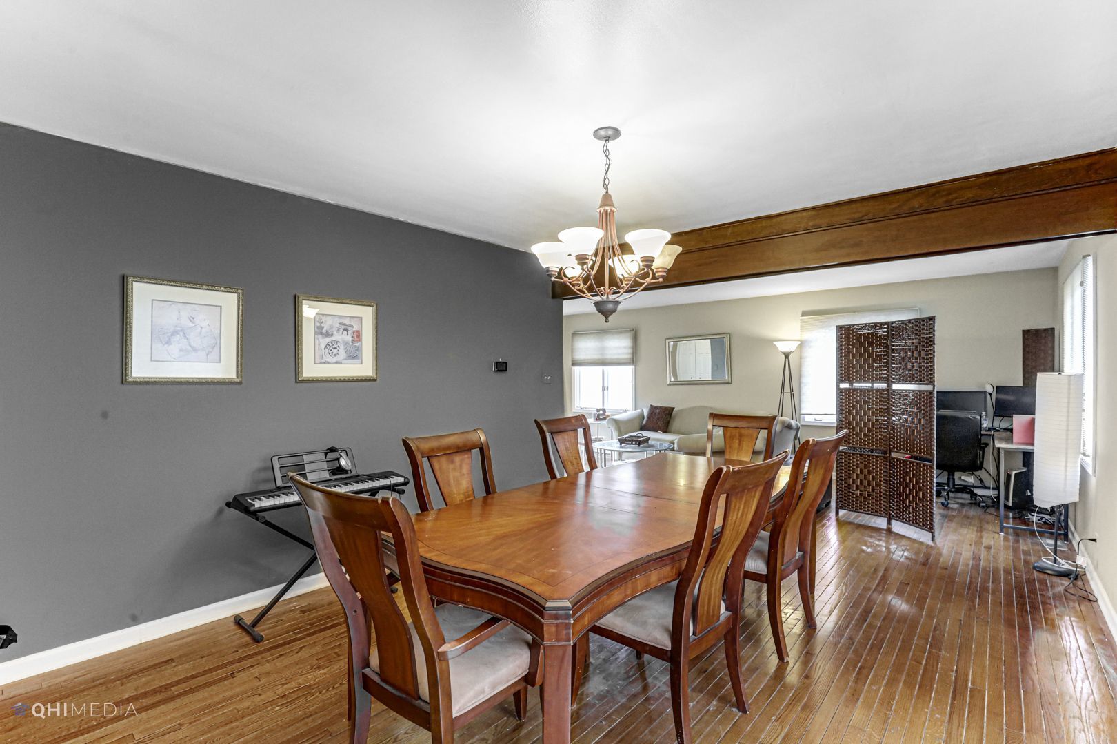 2930 Paris Road Olympia Fields, IL 60461 - Photo 13 of 27 a view of a dining room with furniture and wooden floor