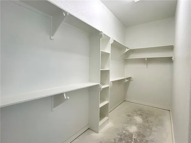 a room with cabinets