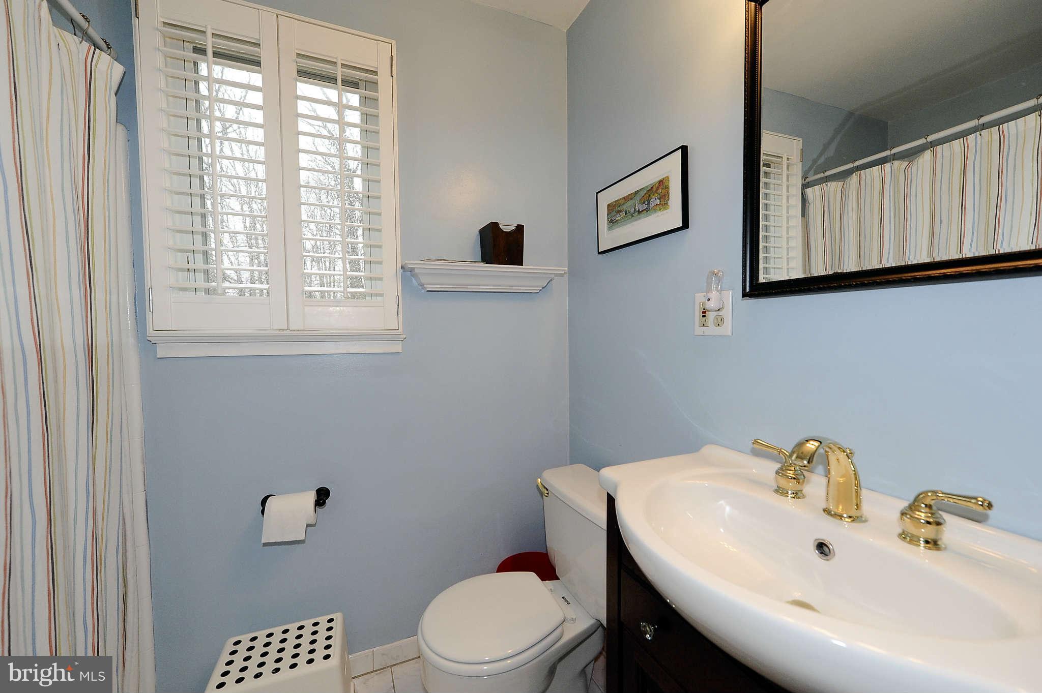 5411 Inverchapel Road Springfield, VA 22151 - Photo 13 of 22 a bathroom with a sink a toilet and a window