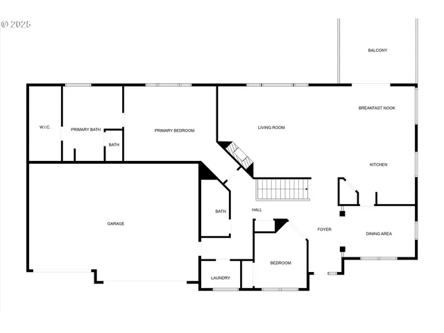 a picture of a floor plan