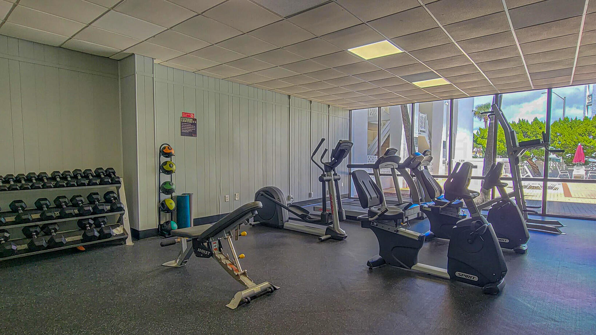 909 Santa Rosa Boulevard, Unit 319 Fort Walton Beach, FL 32548 - Photo 36 of 39 a view of a room with gym equipment