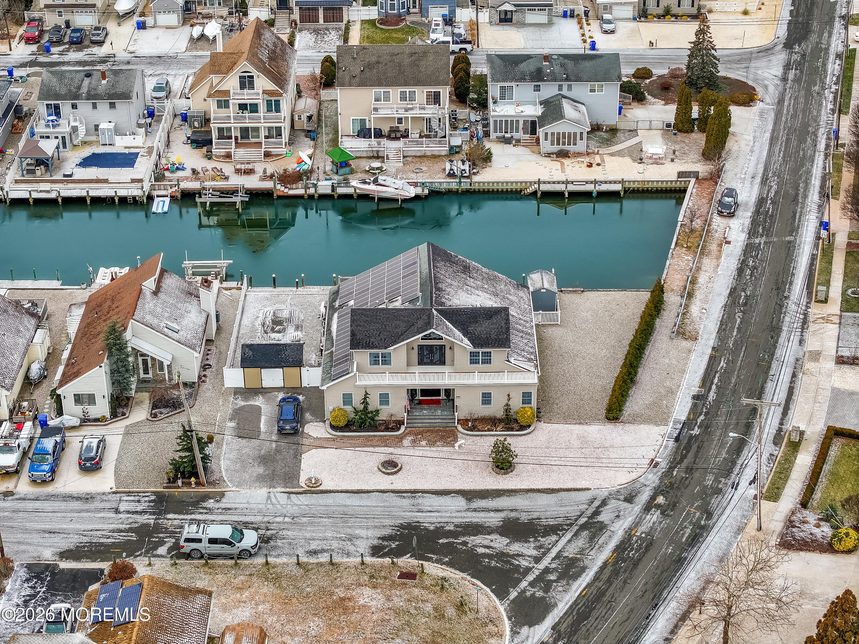 50 Neptune Road Toms River, NJ 08753 - Photo 66 of 73 an aerial view of a house with lake view