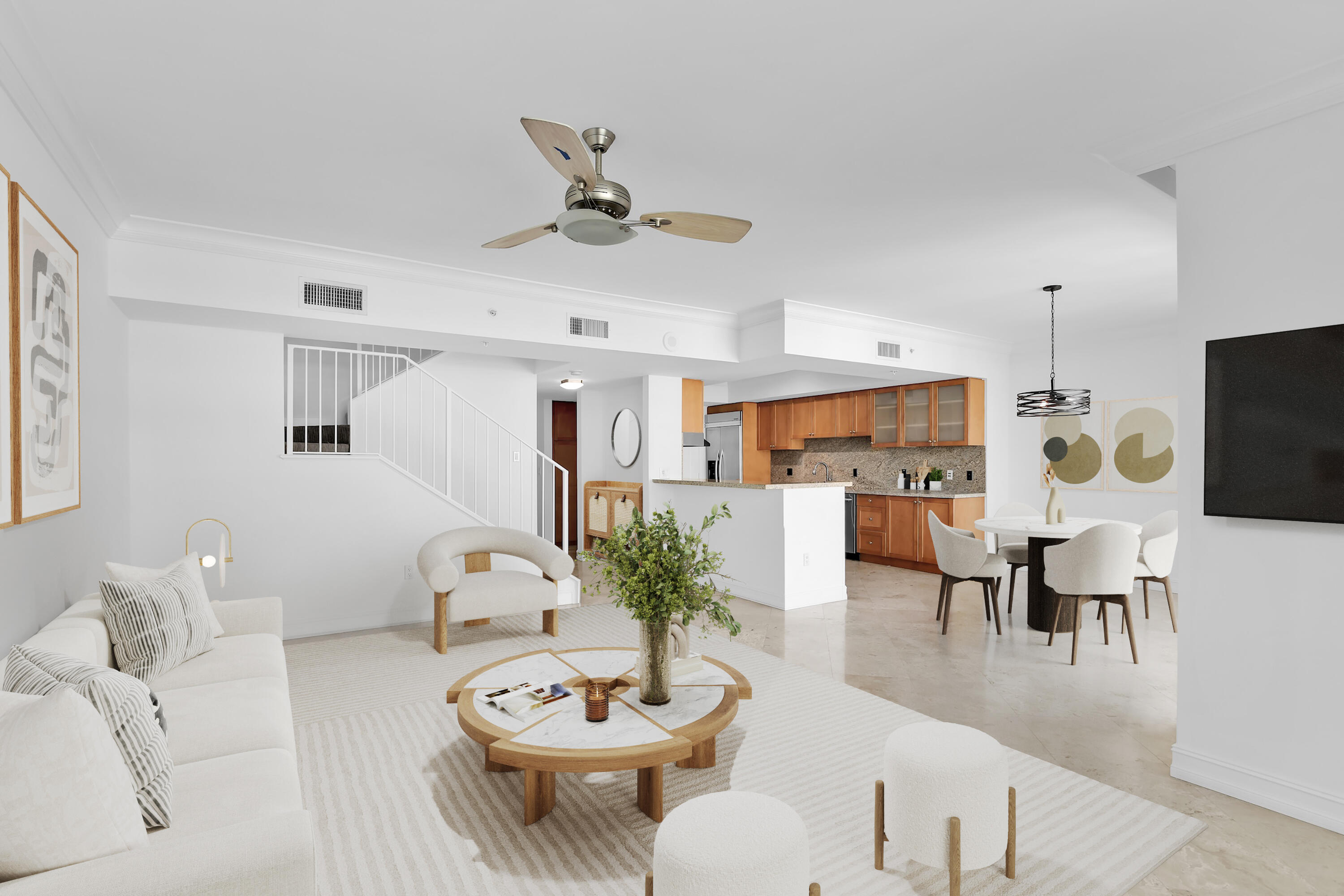 99 Southeast Mizner Boulevard, Unit PH 40 Boca Raton, FL 33432 - Photo 9 of 51 1. LIVING FOYER DINING