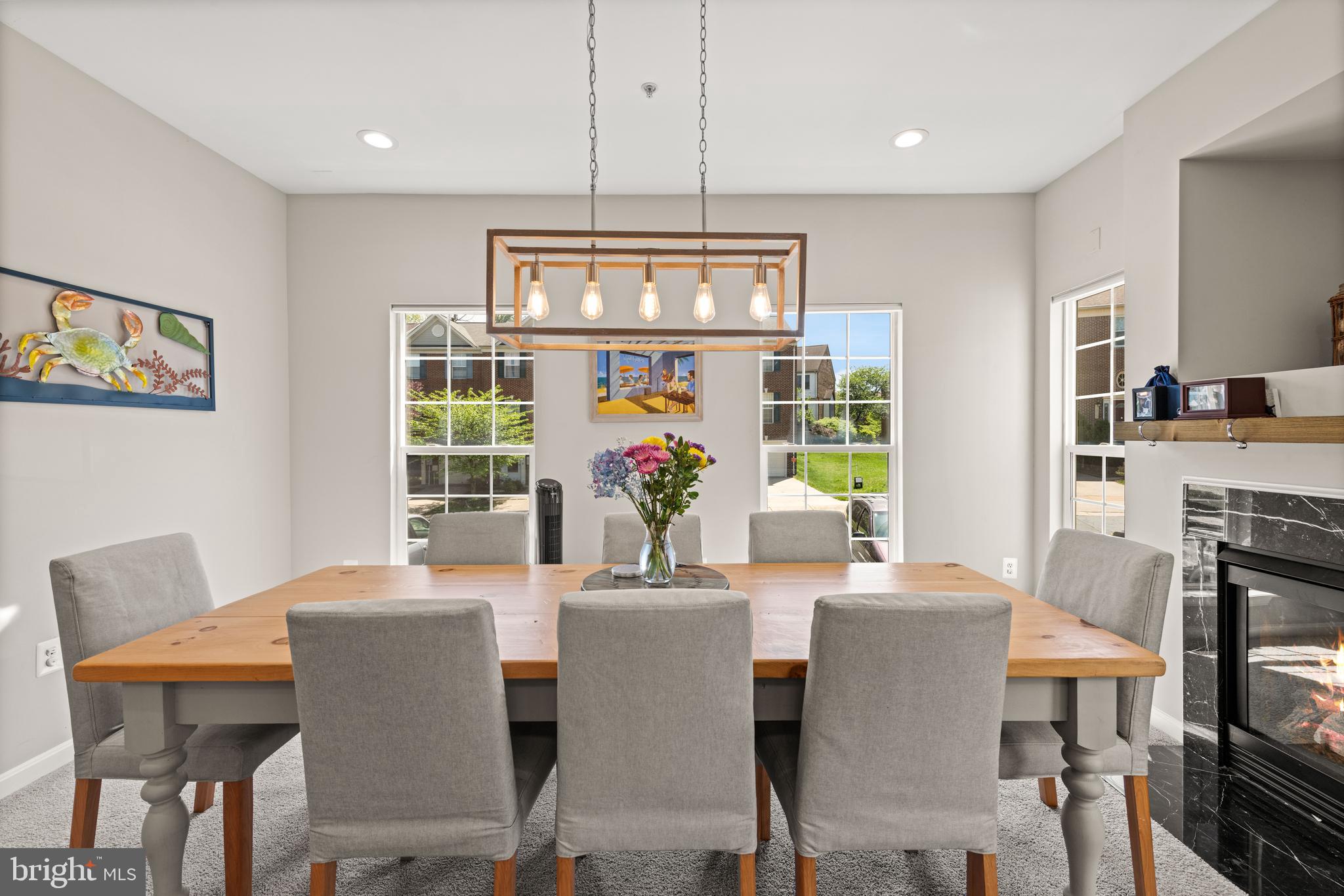 3930 Ballet Way Burtonsville, MD 20866 - Photo 19 of 36 a view of a dining room with furniture window and outside view
