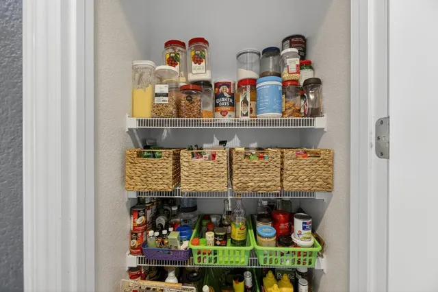 a view of staircase with a potted plant