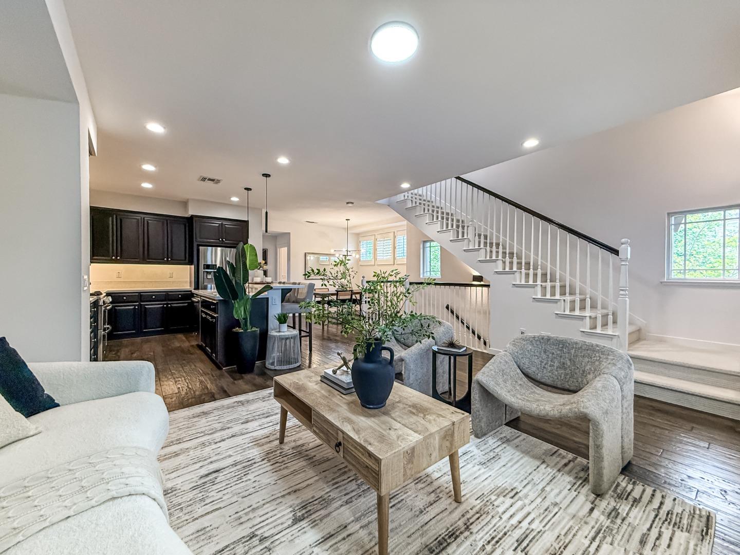 311 Geary Way Mountain View, CA 94041 - Photo 16 of 46 a living room with furniture and a potted plant