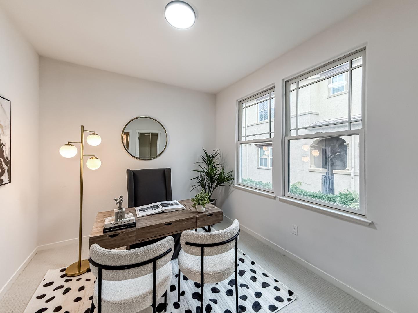 311 Geary Way Mountain View, CA 94041 - Photo 24 of 46 a living room with furniture a window and a potted plant