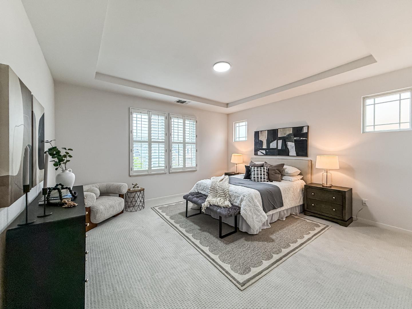 311 Geary Way Mountain View, CA 94041 - Photo 28 of 46 a spacious bedroom with a bed and window