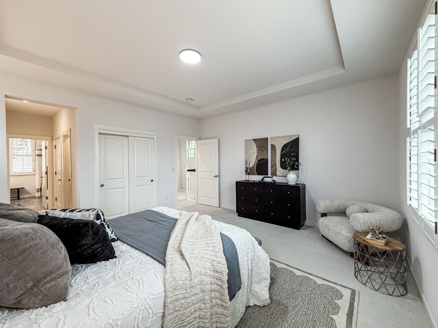 311 Geary Way Mountain View, CA 94041 - Photo 29 of 46 a bedroom with a bed and a couch