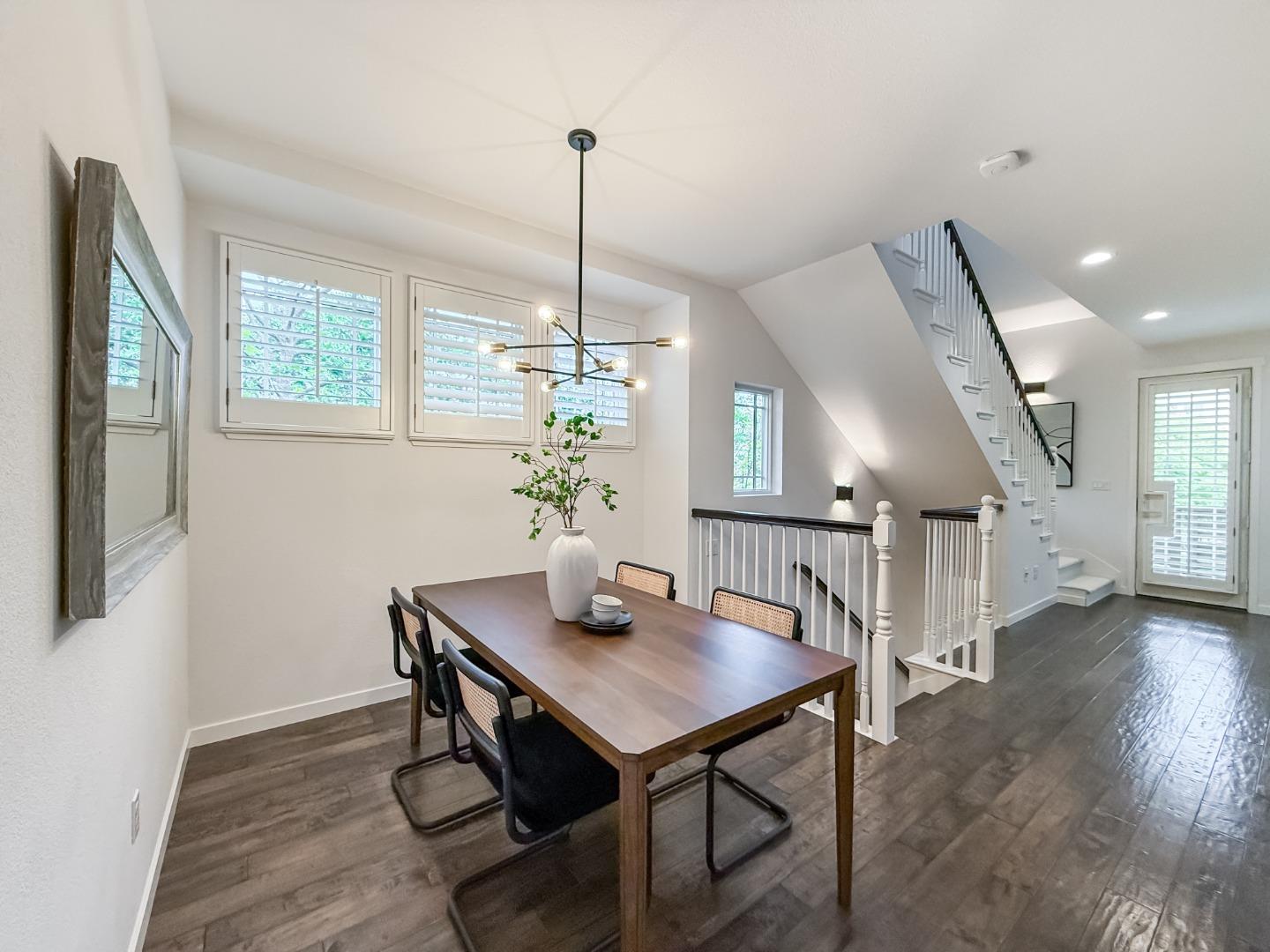 311 Geary Way Mountain View, CA 94041 - Photo 9 of 46 a view of a dining room with furniture window and wooden floor