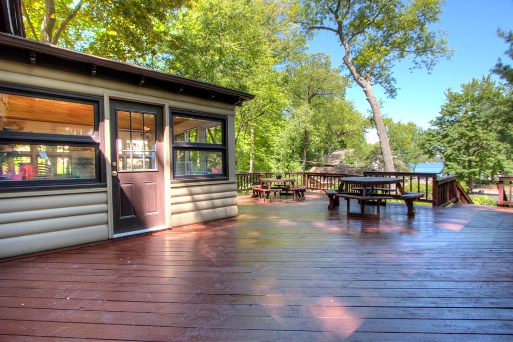 deck and views!