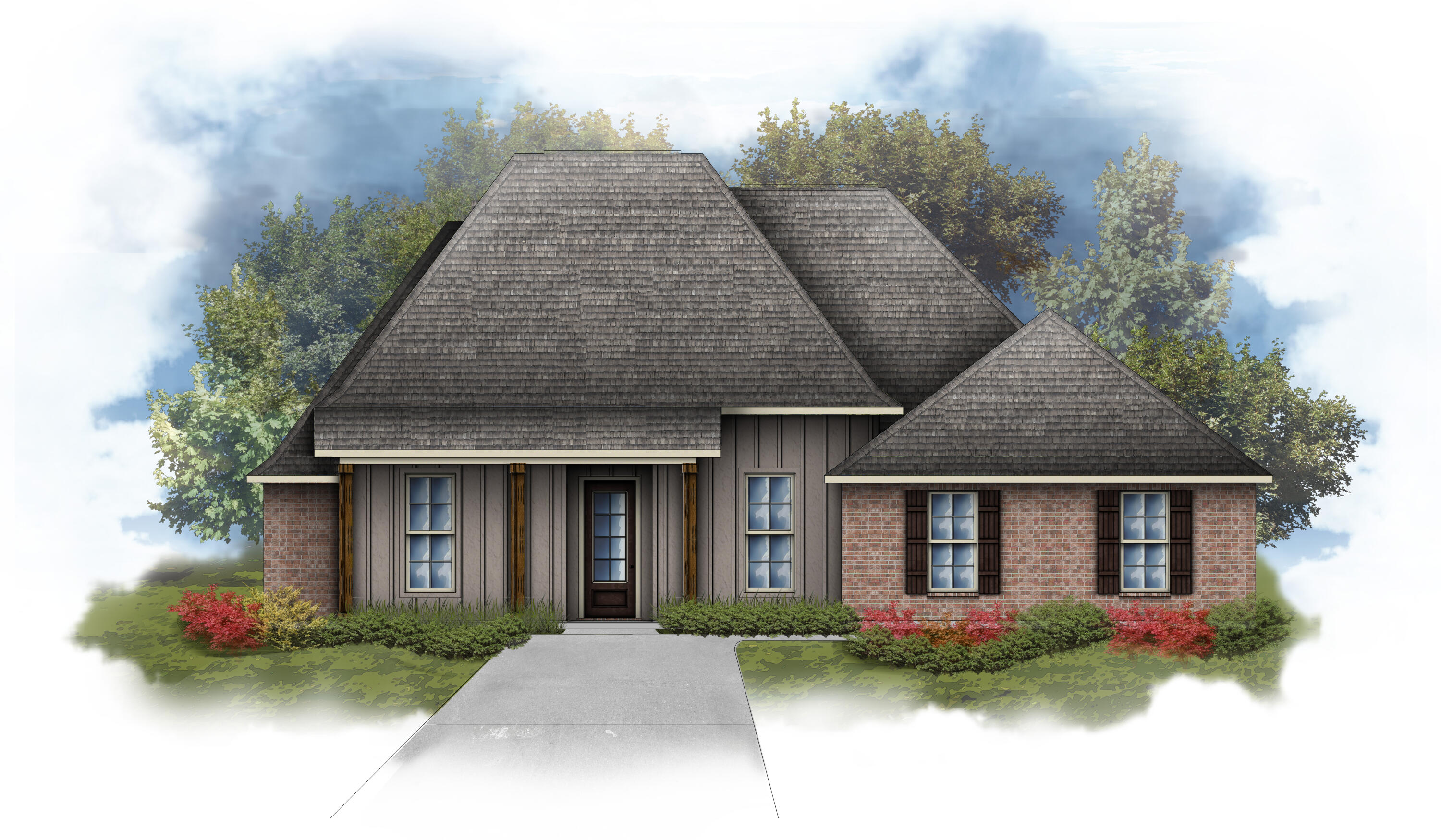 62 Perch Place Freeport, FL 32439 - Photo 2 of 3 front view of a house with a yard