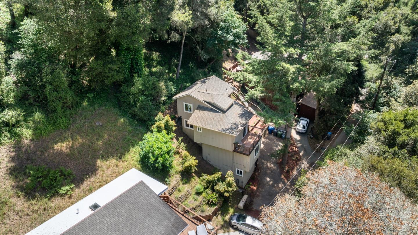 140 Baker Road Aptos, CA 95003 - Photo 61 of 62 an aerial view of a house with yard
