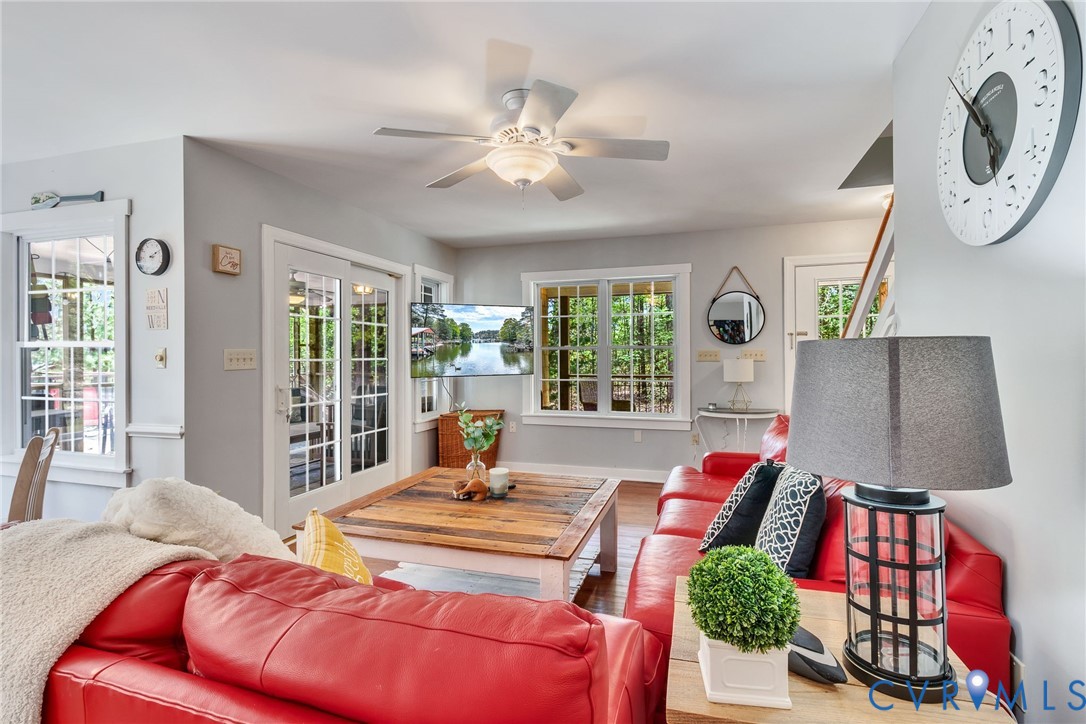 193 Deep Water Lane Reedville, VA 22539 - Photo 5 of 84 Living space featuring light gray walls, a ceiling