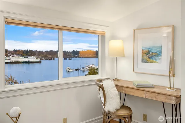 a room with furniture and window