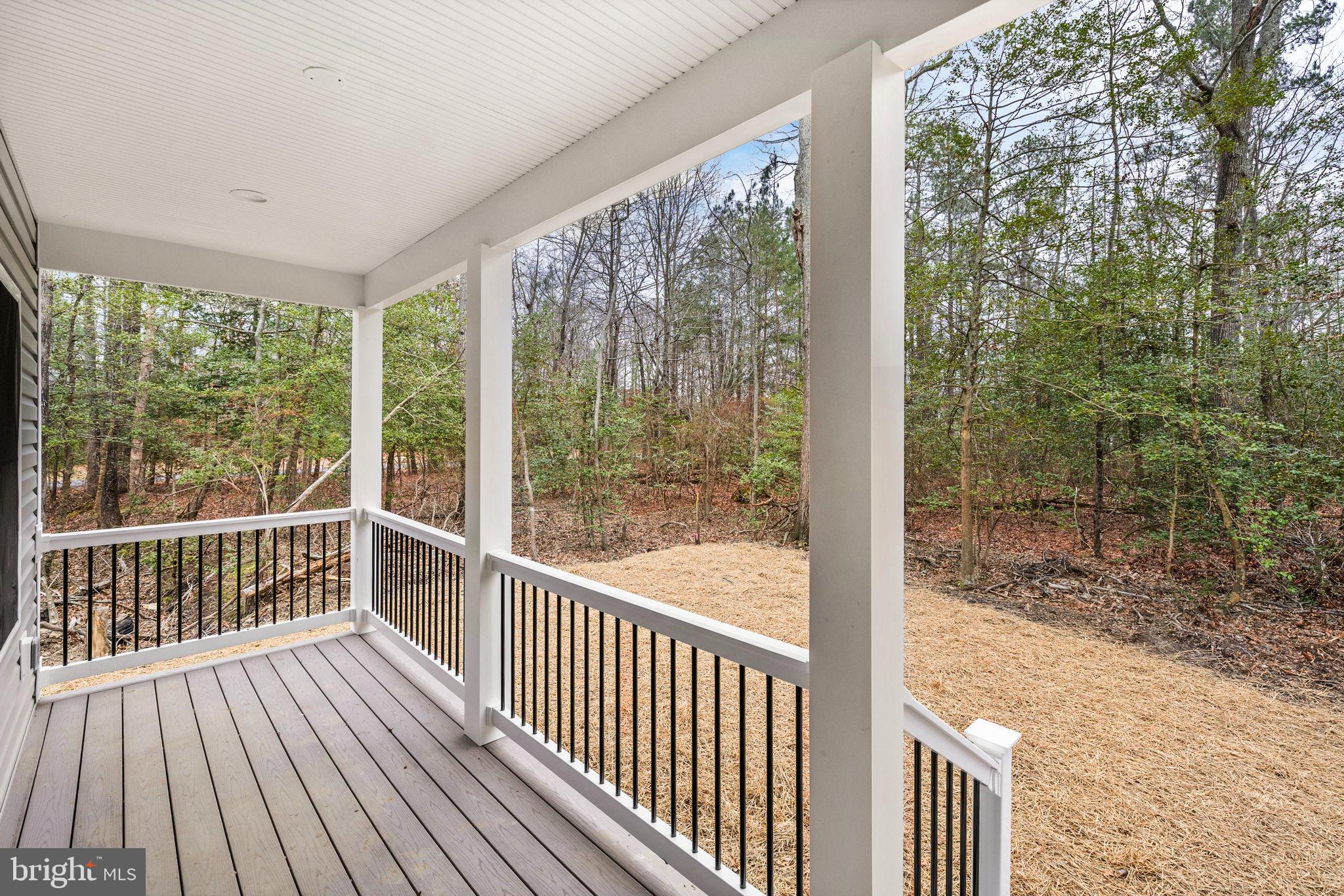 312 9th Street Colonial Beach, VA 22443 - Photo 26 of 62 Serene porch overlooking lush greenery.