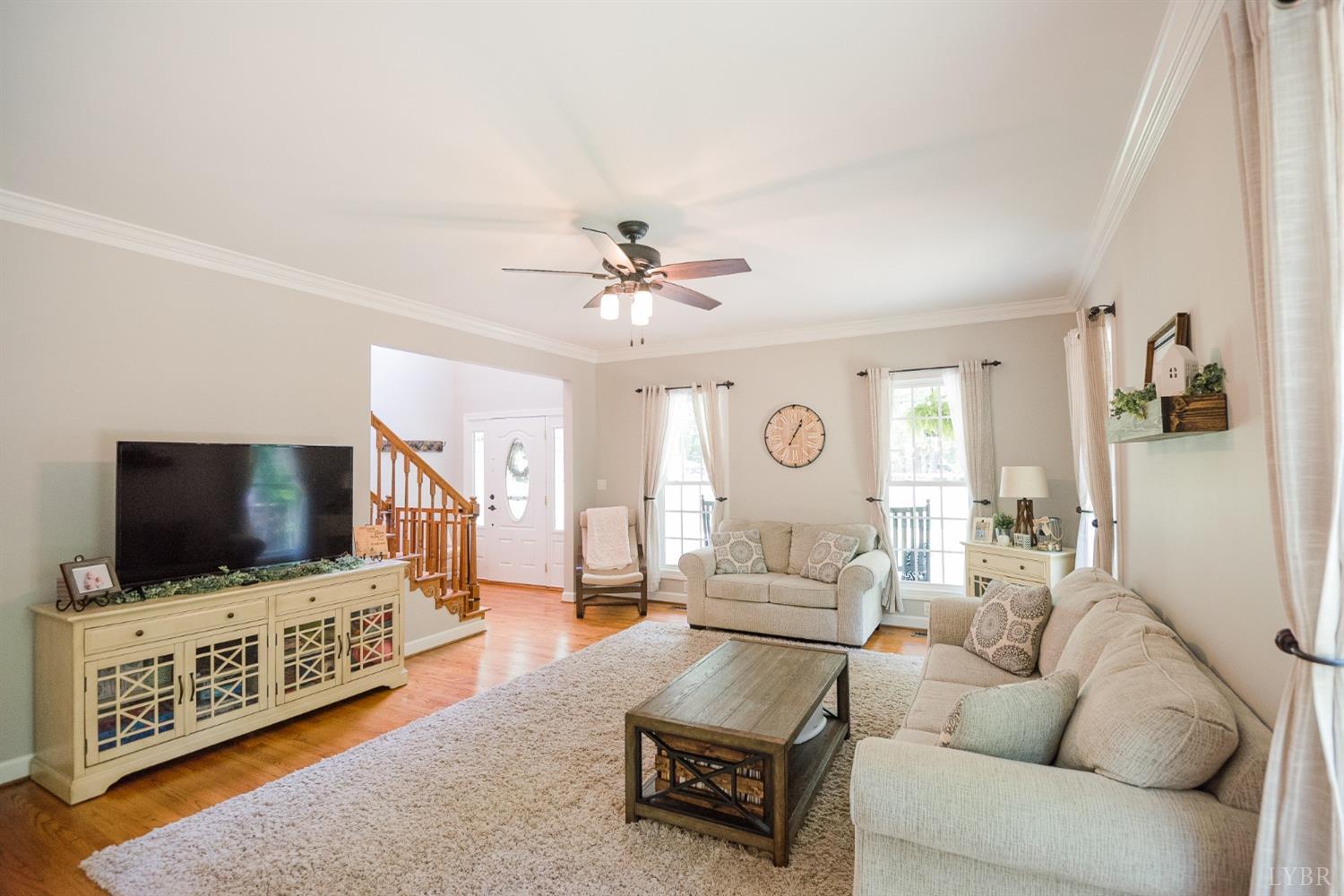 96 Quarry Road Farmville, VA 23901 - Photo 3 of 72 a living room with furniture and a flat screen tv