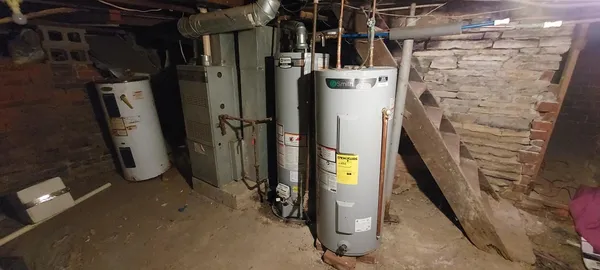 a view of water heater room