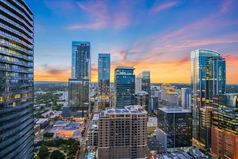 a city view