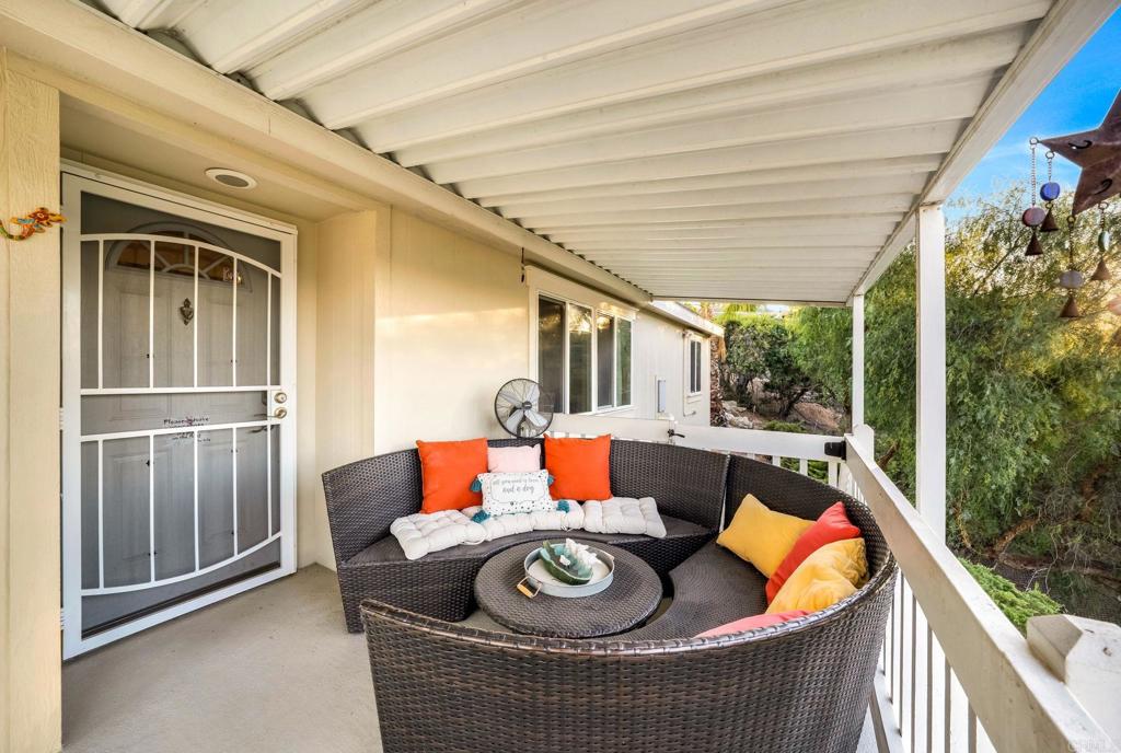 9100 Single Oak Drive, Unit 26 Lakeside, CA 92040 - Photo 28 of 46 a outdoor living space with furniture and garden view