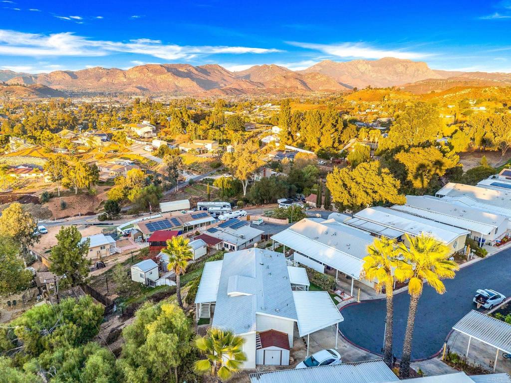 9100 Single Oak Drive, Unit 26 Lakeside, CA 92040 - Photo 41 of 46 an aerial view of residential houses with outdoor space