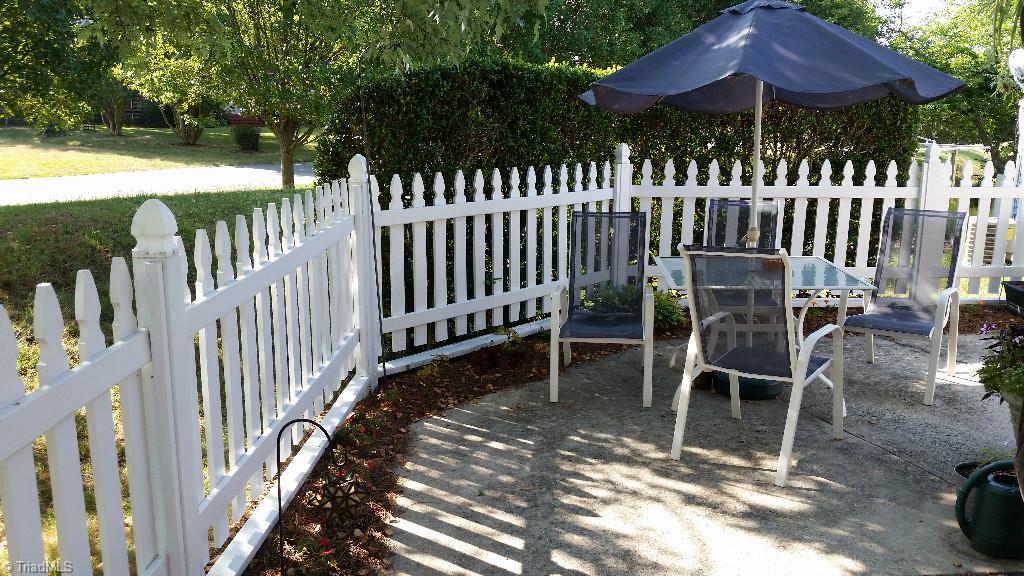 3216 Pipers Way High Point, NC 27265 - Photo 20 of 25 Peaceful fenced in patio, great for that morning cup of coffee or a afternoon cookout.