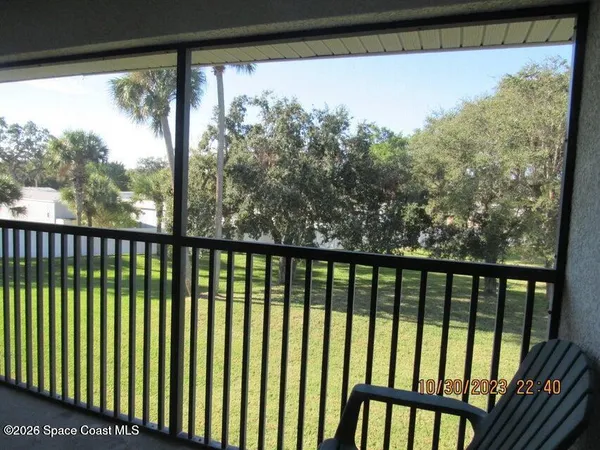 a view of a porch
