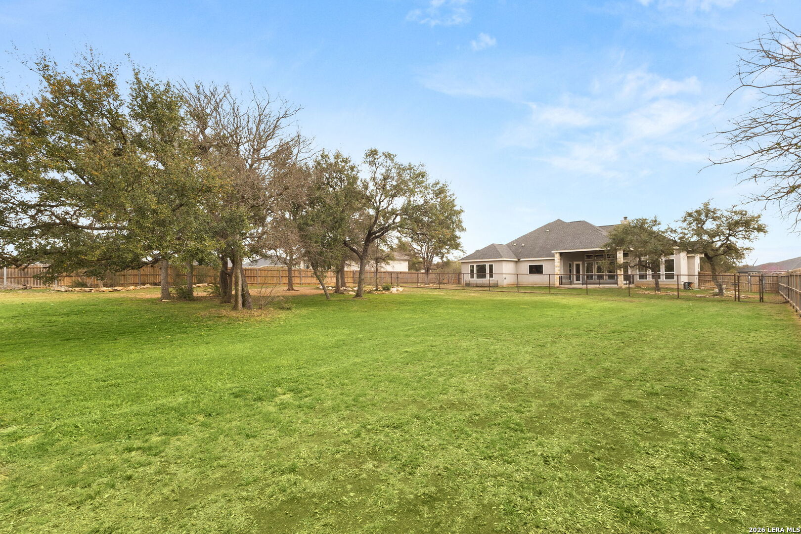 1217 Paladin Trail Spring Branch, TX 78070 - Photo 18 of 53 a view of a house with a big yard