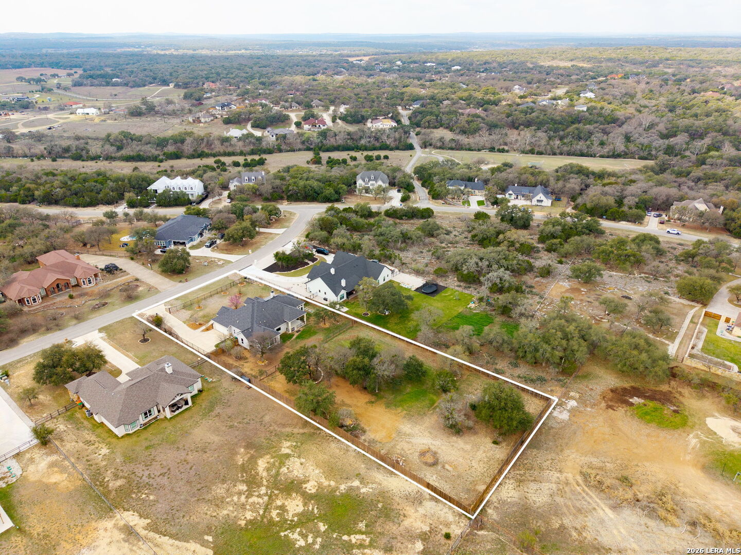1217 Paladin Trail Spring Branch, TX 78070 - Photo 49 of 53 an aerial view of residential houses with city view