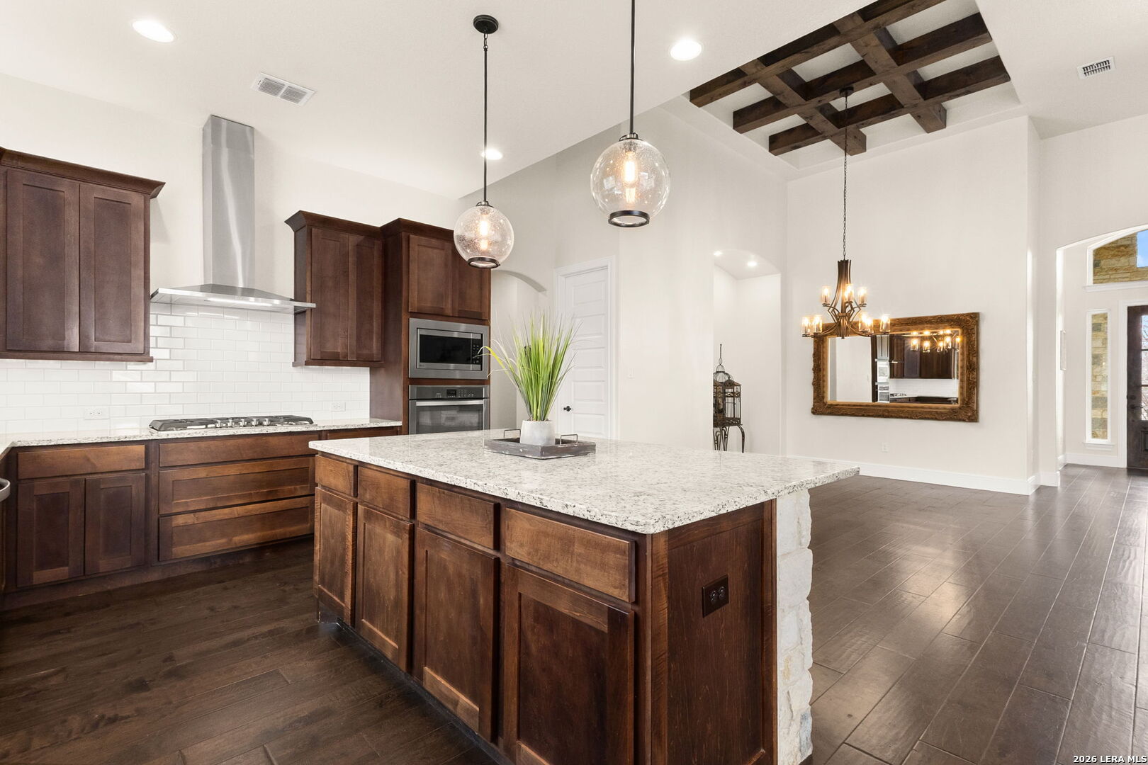 1217 Paladin Trail Spring Branch, TX 78070 - Photo 8 of 53 a kitchen with a sink a counter space appliances and cabinets