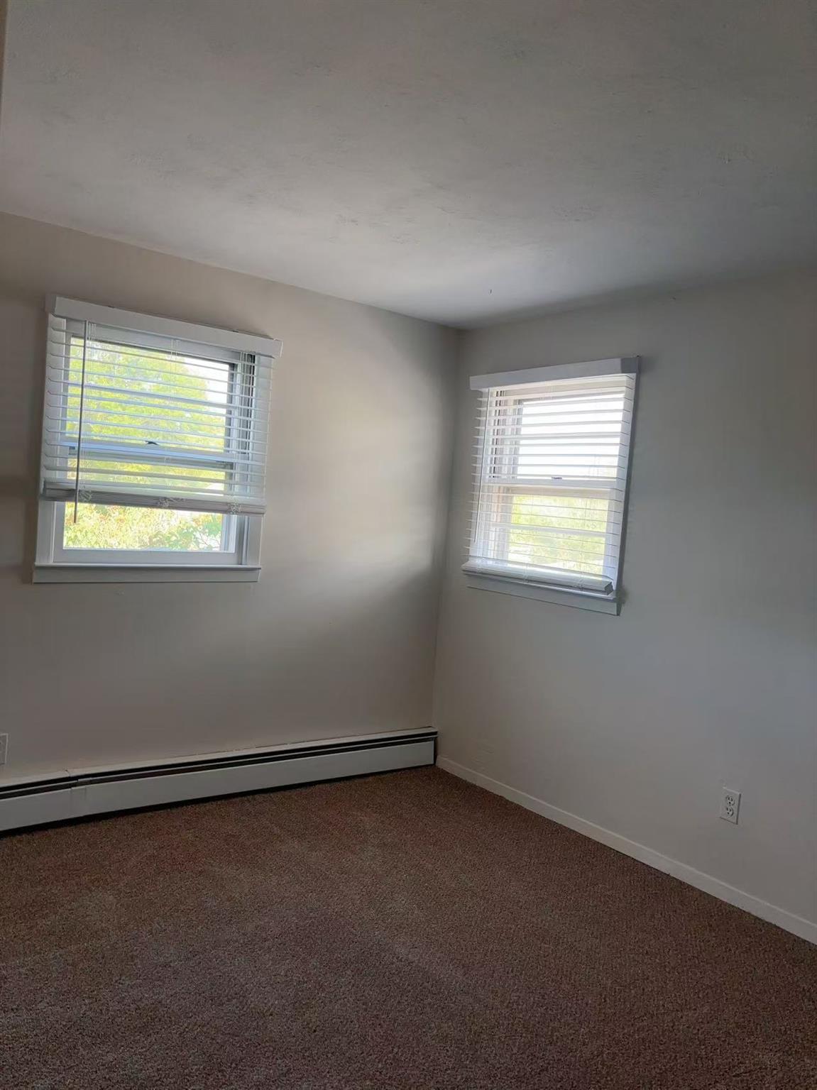 2333 Beech Street Wantagh, NY 11793 - Photo 16 of 21 Carpeted spare room with healthy amount of natural light, a baseboard radiator, and baseboards