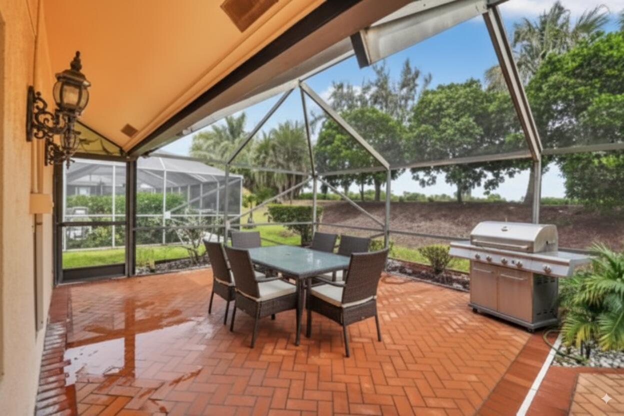 5884 Pinebrook Drive Boca Raton, FL 33433 - Photo 54 of 77 Virtually staged patio area