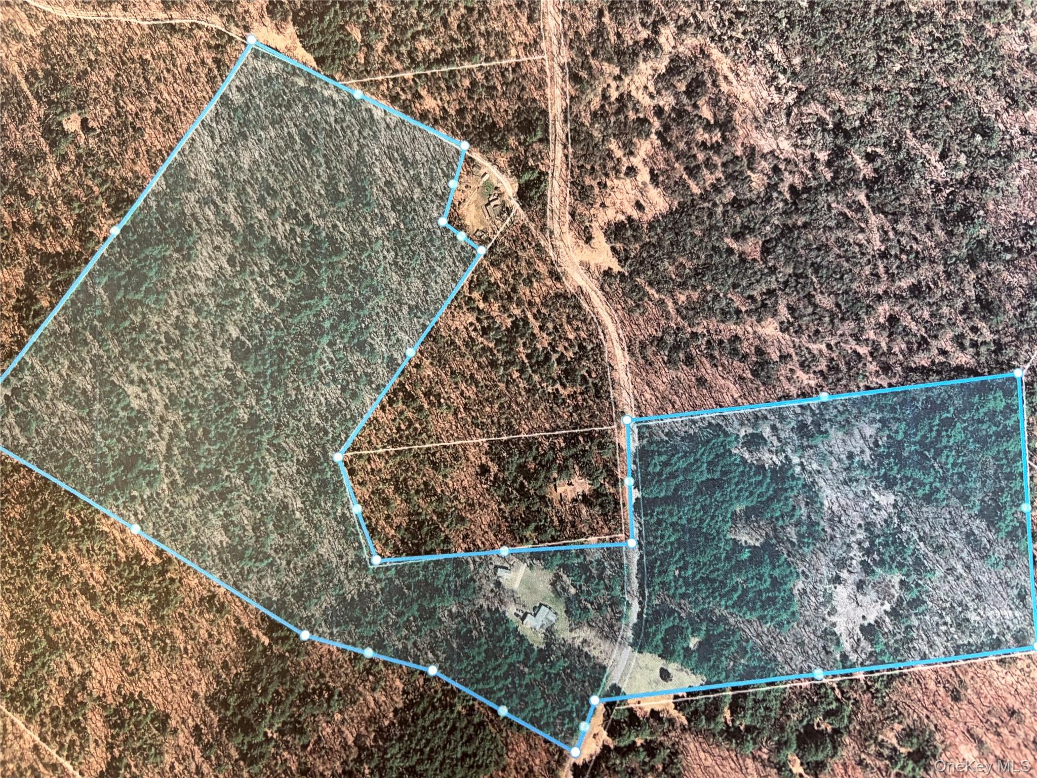 249 David Rhodes Road Cuddebackville, NY 12729 - Photo 32 of 32 Map of the 46 acres of land