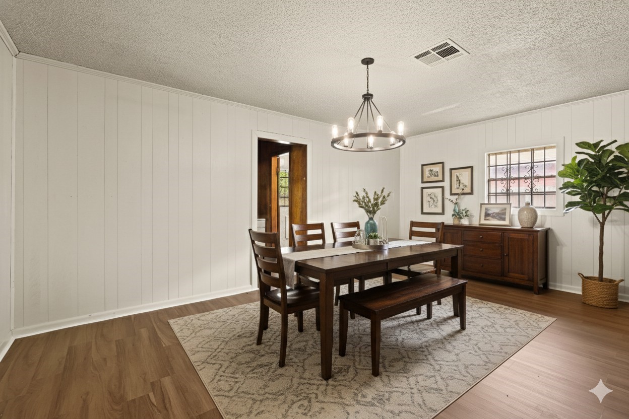 2315 Leffingwell Street Houston, TX 77026 - Photo 6 of 17 a view of a dining room with furniture and window
