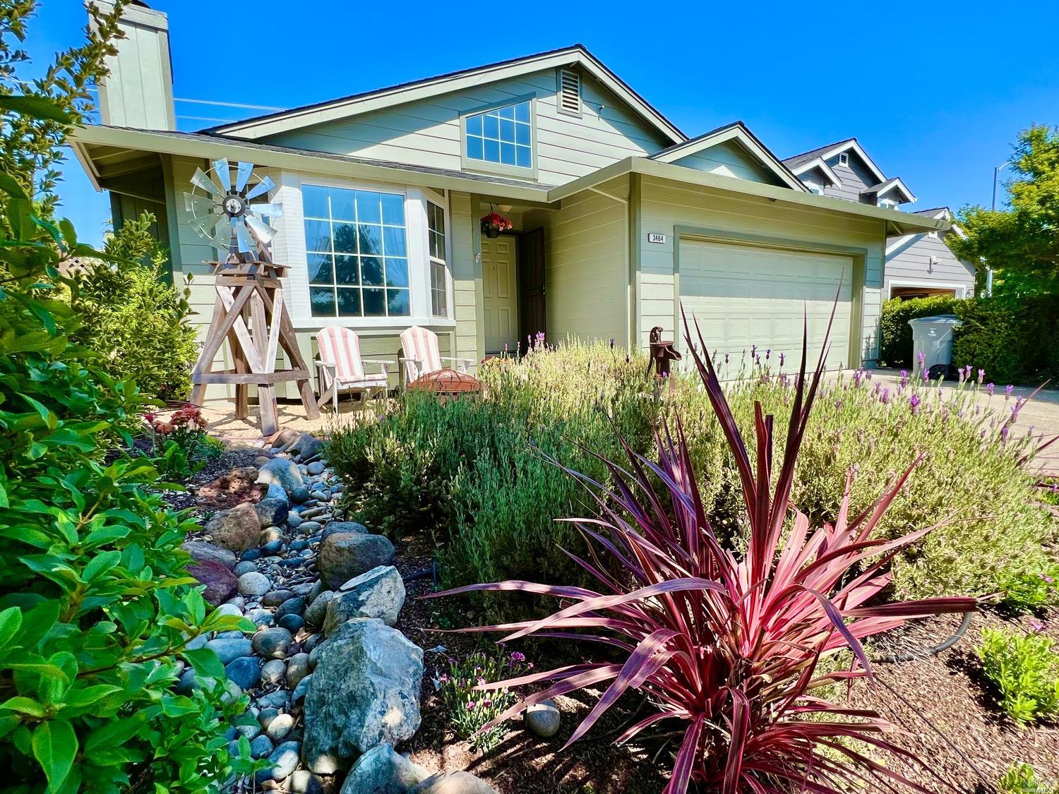 3464 Walnut Grove Street Santa Rosa, CA 95403 - Photo 1 of 1 a front view of a house with garden