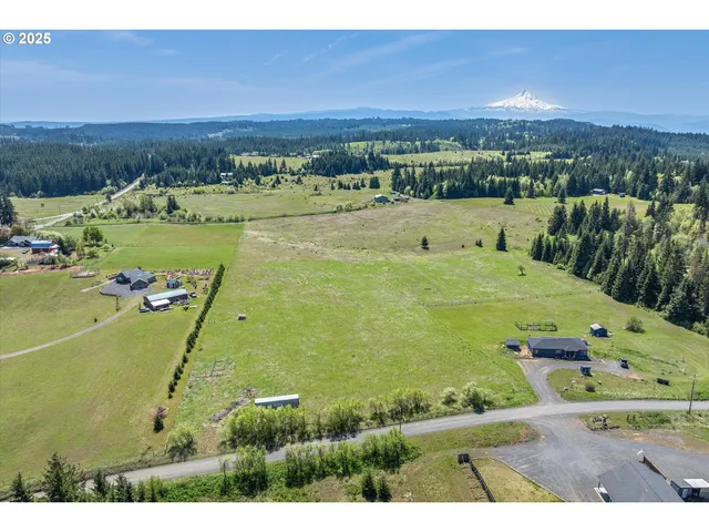 a view of a swimming pool and a mountain