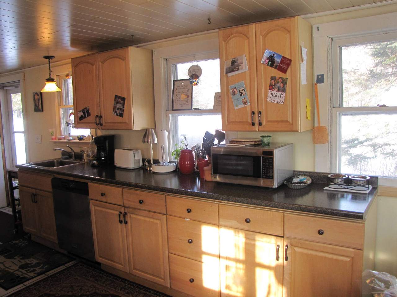 826 Shaw Road Windsor, MA 01270 - Photo 13 of 32 a kitchen with granite countertop a sink and a stove