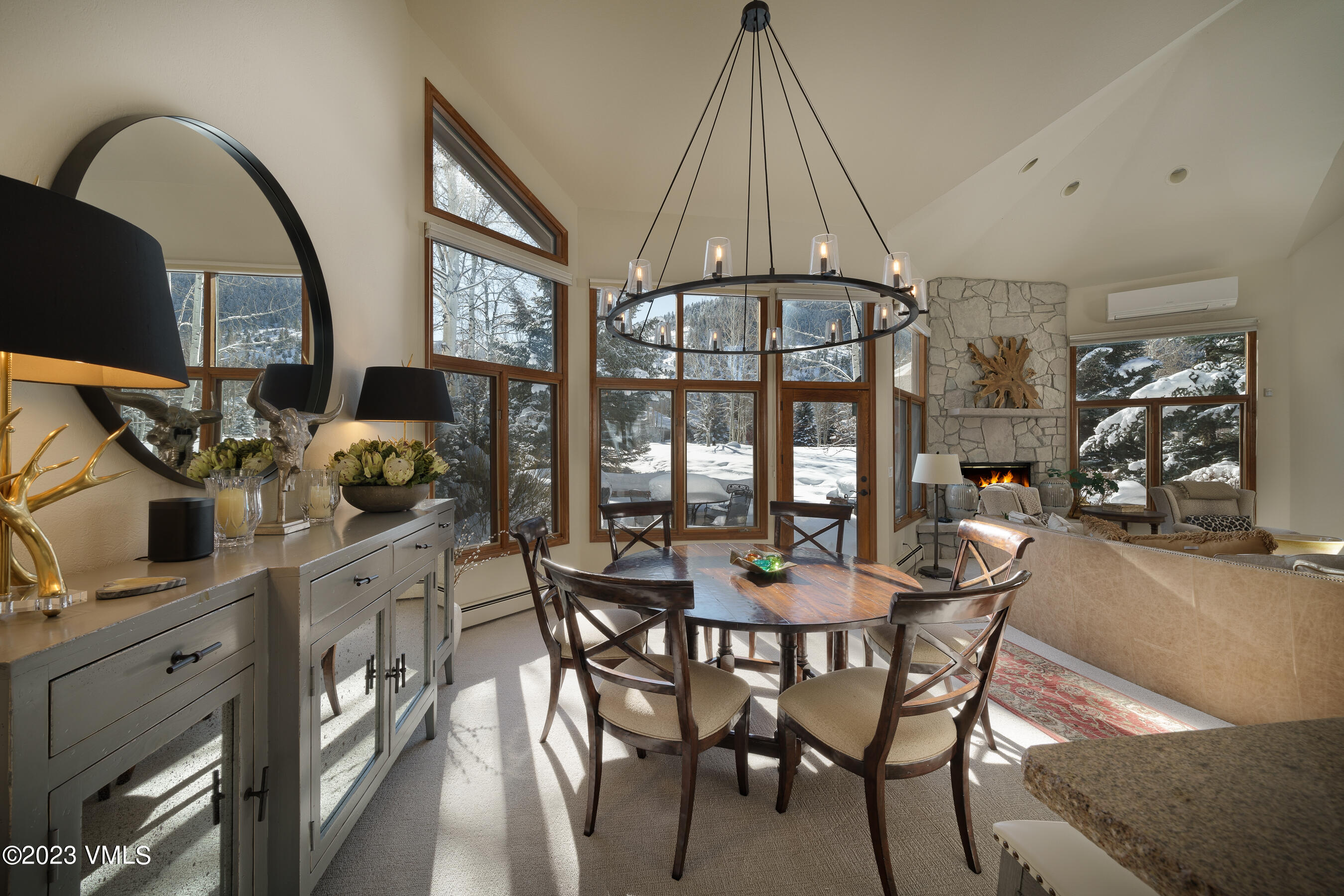 176 Windermere Circle Edwards, CO 81632 - Photo 11 of 42 a dining room with furniture a chandelier and window
