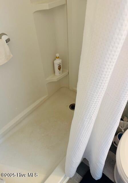 650 Cedar Point Boulevard, Unit B11 Cedar Point, NC 28584 - Photo 17 of 53 Primary bath step in shower