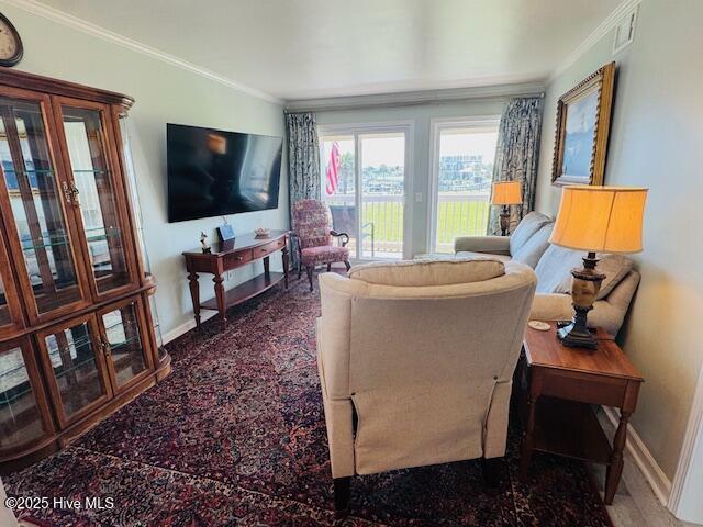 650 Cedar Point Boulevard, Unit B11 Cedar Point, NC 28584 - Photo 9 of 53 Living room with water view