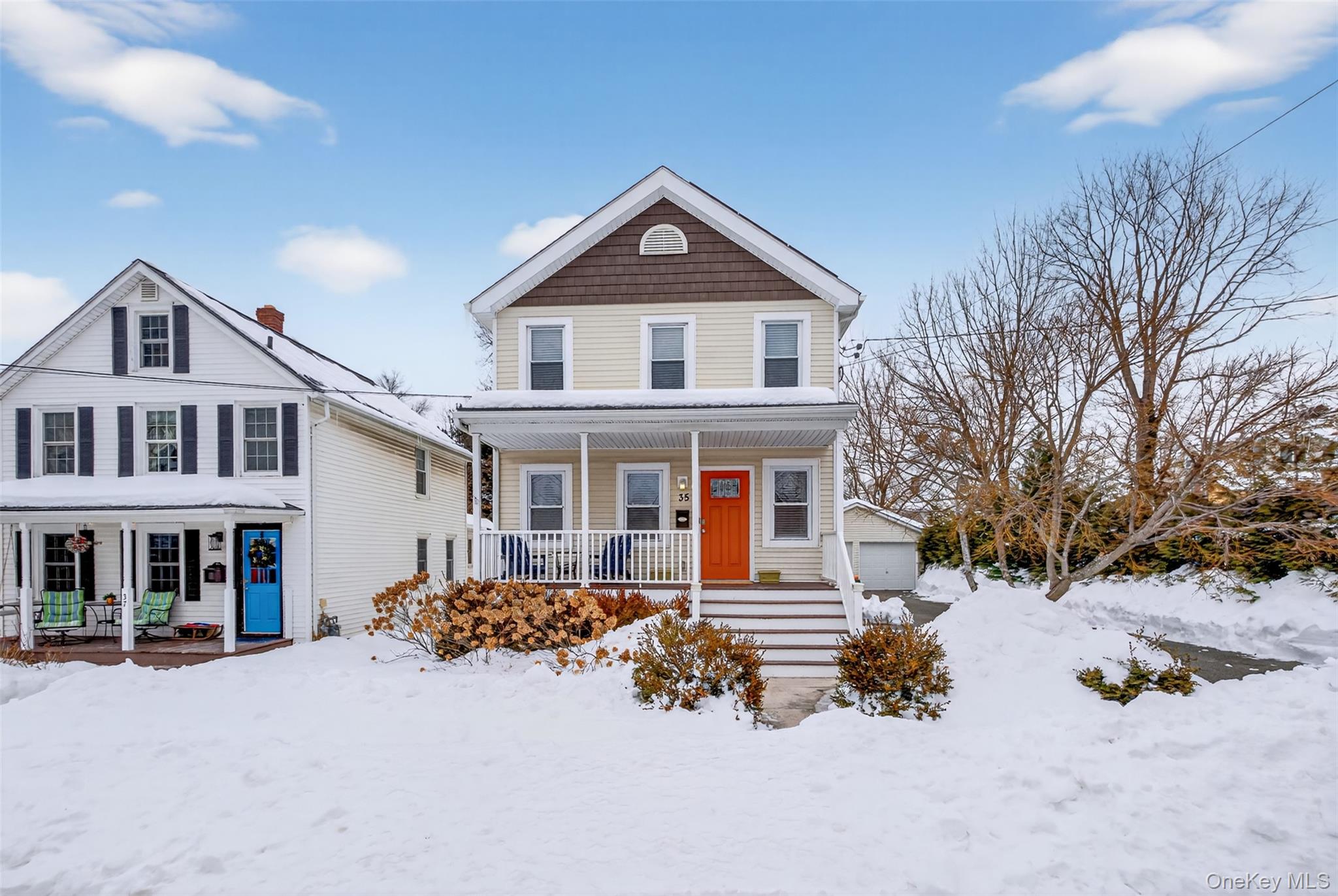 35 Kent Street Beacon, NY 12508 - Photo 2 of 40 Situated at the end of Eliza Street where it meets Kent Street, this home offers a direct path to Main Street—just a straight walk down Eliza Street.