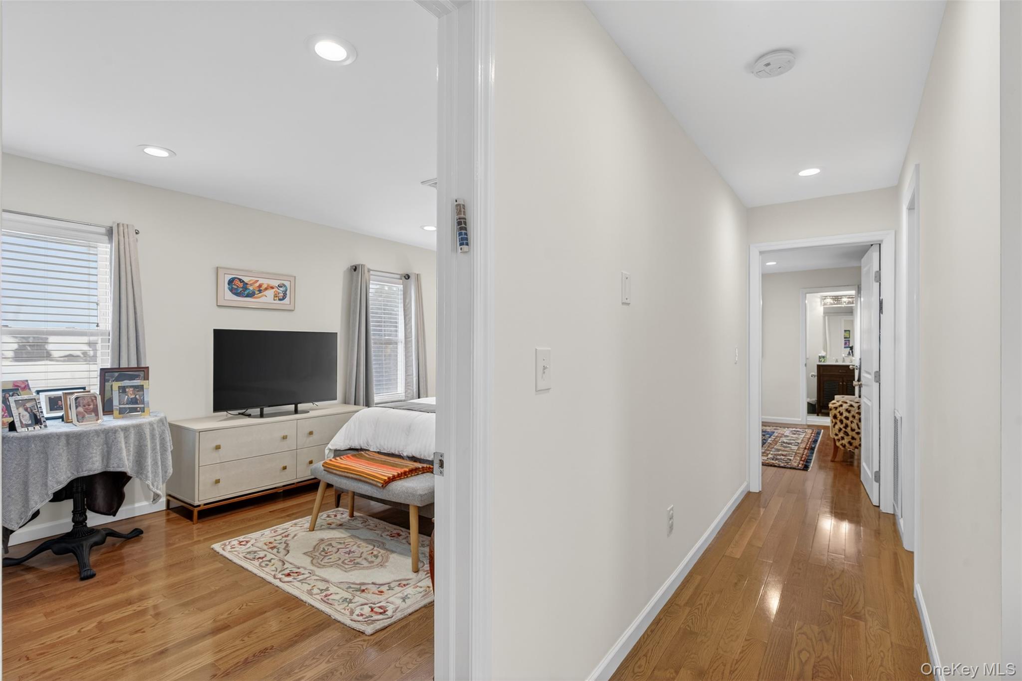 35 Kent Street Beacon, NY 12508 - Photo 25 of 42 a living room with furniture and a flat screen tv