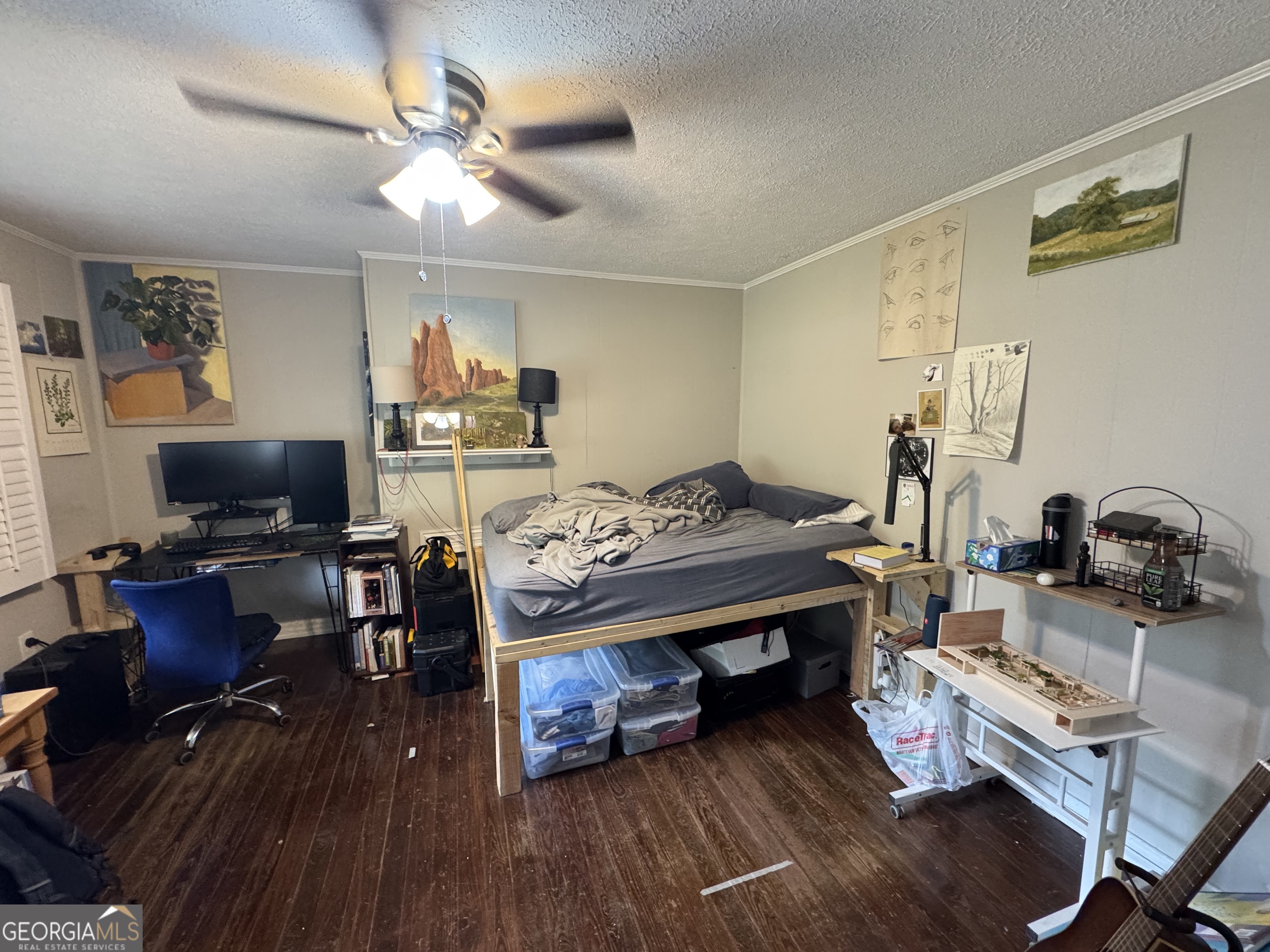 1734 East Broad Street, Unit A Athens, GA 30601 - Photo 17 of 20 a view of a livingroom with workspace and a couch