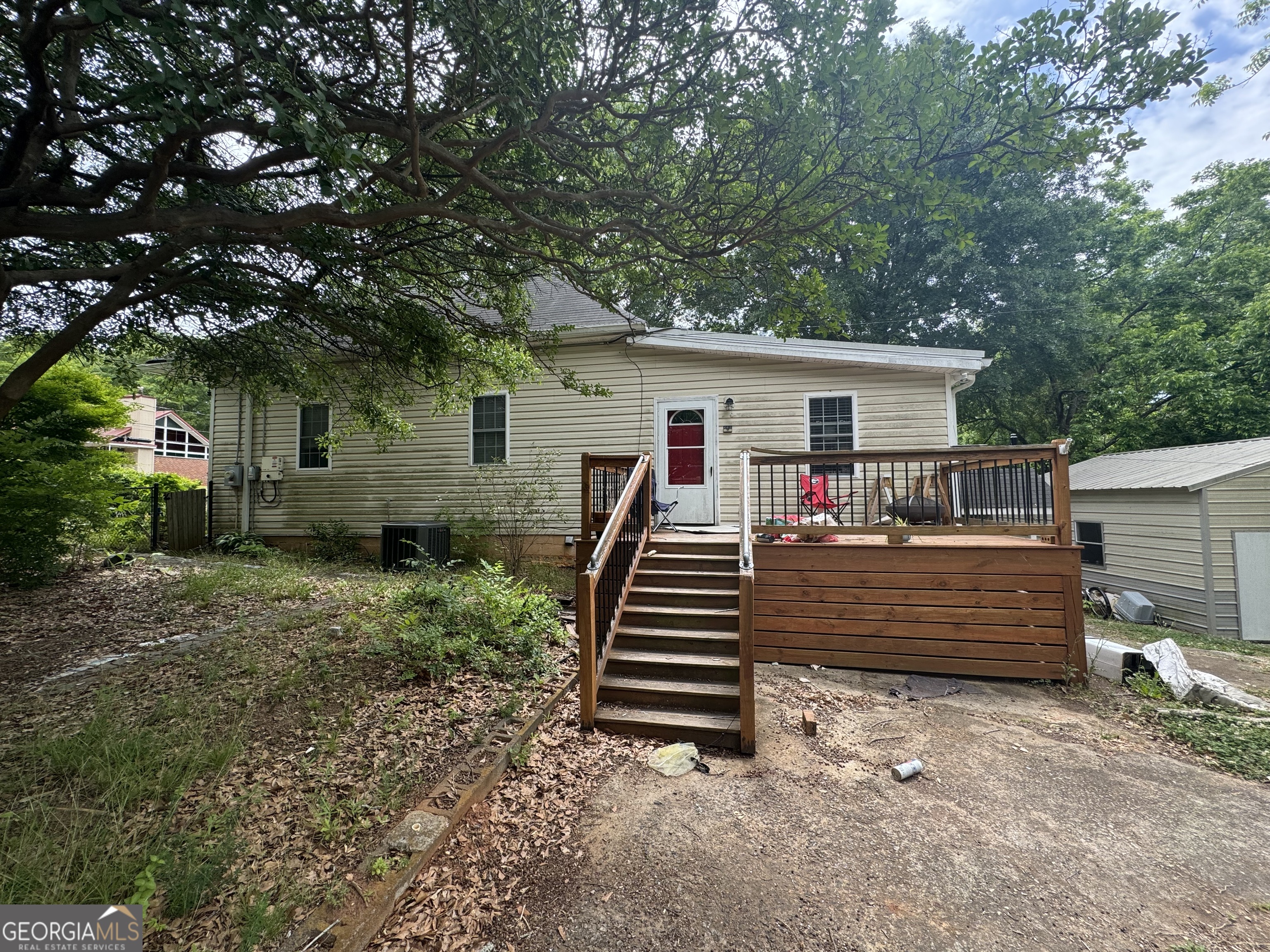 1734 East Broad Street, Unit A Athens, GA 30601 - Photo 20 of 20 a view of outdoor space and deck