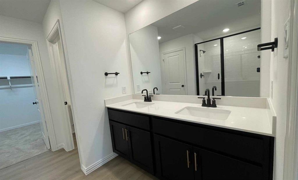 1512 Abbott Crk Road Celina, TX 75009 - Photo 28 of 31 Primary Bathroom Construction Progress featuring the Noir Collection