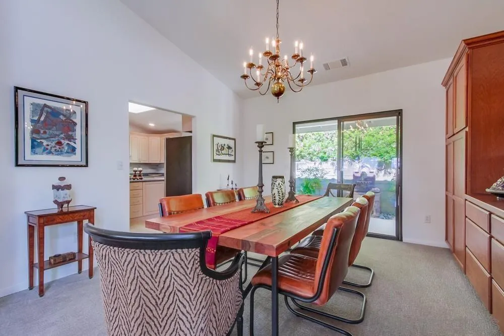 924 Ridge Heights Drive Fallbrook, CA 92028 - Photo 18 of 75 a view of a dining room with furniture window and outside view
