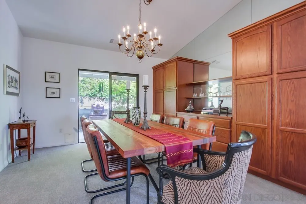 924 Ridge Heights Drive Fallbrook, CA 92028 - Photo 19 of 75 a view of a dining room with furniture window and outside view