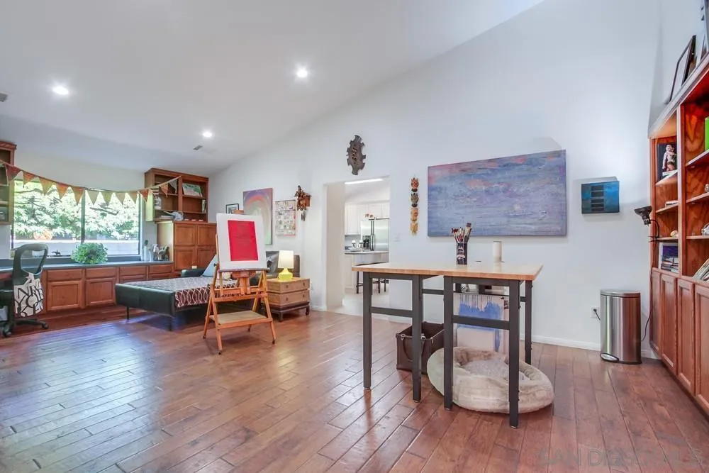 924 Ridge Heights Drive Fallbrook, CA 92028 - Photo 48 of 75 a living room with furniture and a wooden floor