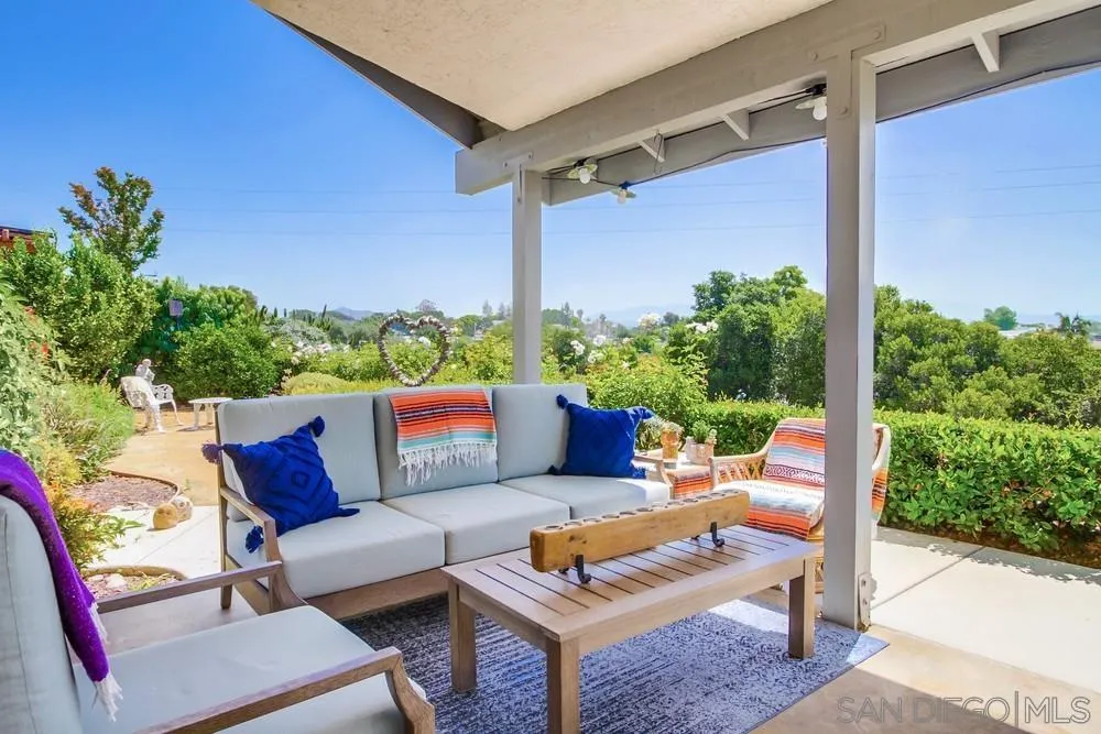 924 Ridge Heights Drive Fallbrook, CA 92028 - Photo 59 of 75 a outdoor living space with furniture and a potted plant