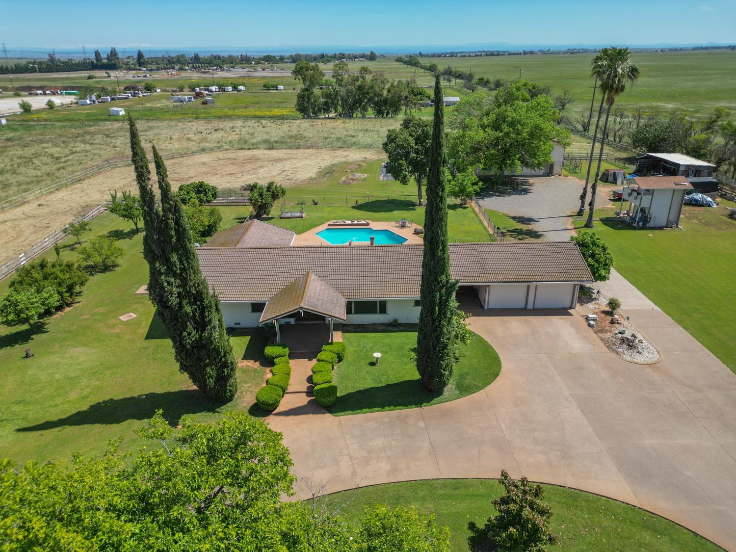 6323 Excelsior Road Sacramento, CA 95830 - Photo 5 of 75 an aerial view of a house with a garden